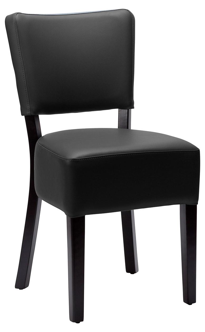 Charlie Side Chair - Black / Black