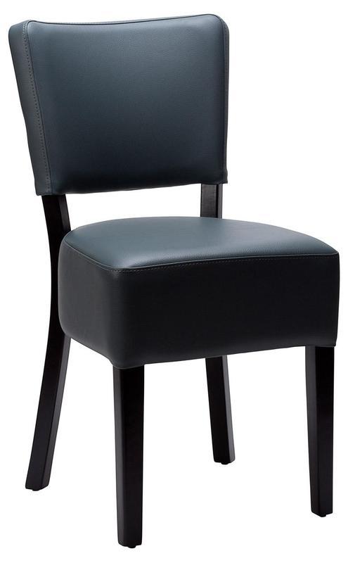 Charlie Side Chair - Iron Grey / Black