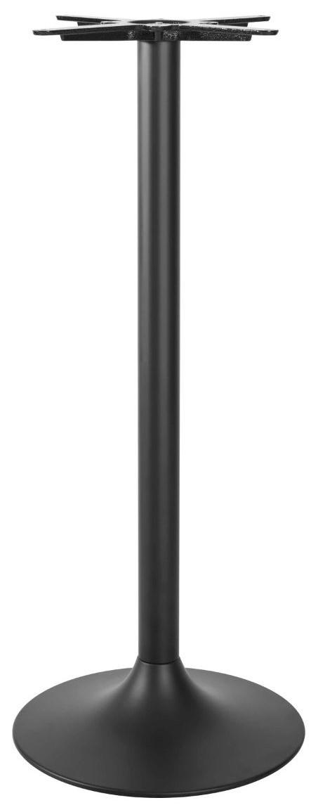 Claudia Small Table Base - Black / Poseur Height