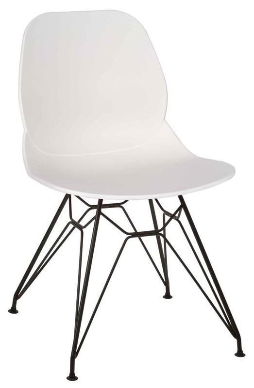 Daisy ECO Shell Side Chair - White / M Frame