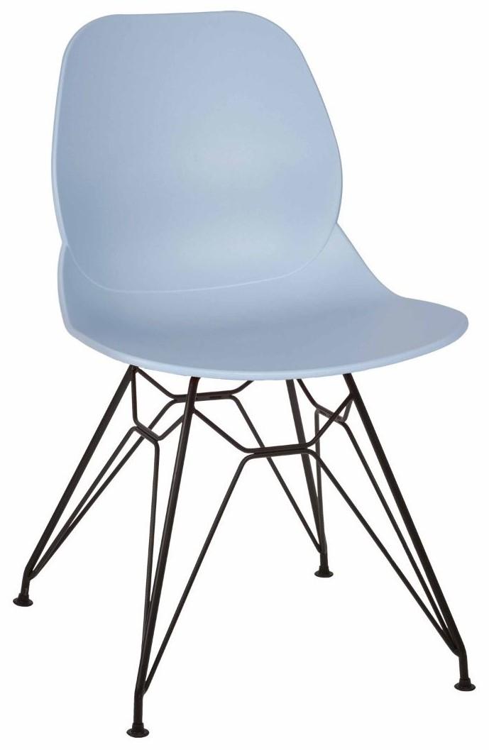 Daisy ECO Shell Side Chair - Blue / M Frame
