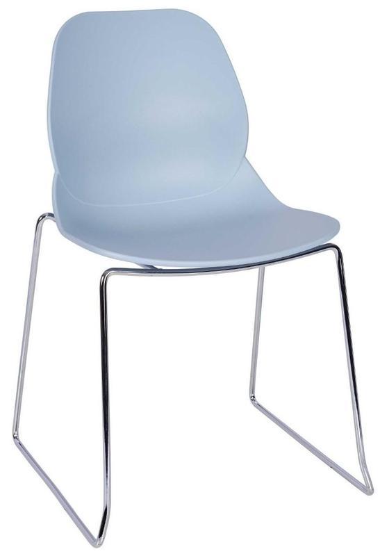 Daisy ECO Shell Side Chair - Blue / E Frame