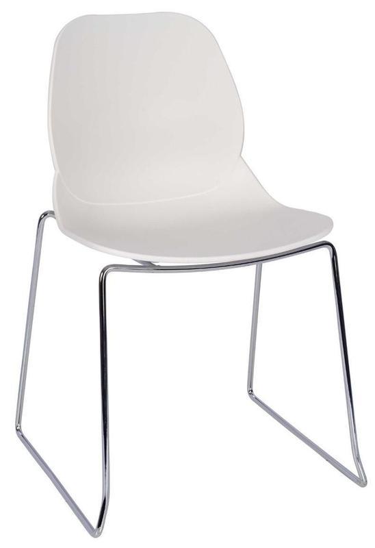 Daisy ECO Shell Side Chair - White / E Frame