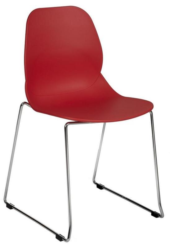 Daisy Side Chair - Red / E Frame