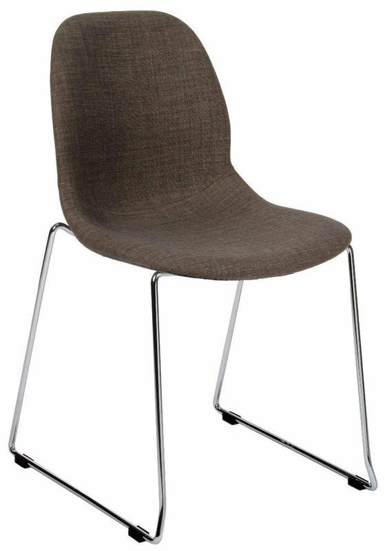 Daisy Side Chair - Grey Upholstered / E Frame