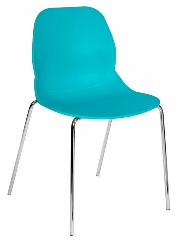 Daisy Side Chair - Turquoise / F Frame
