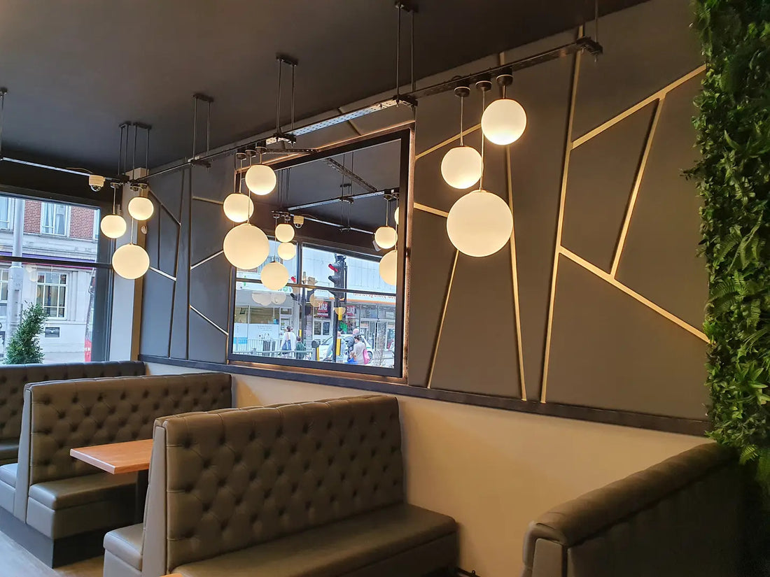 Deep Button Back Banquette Seating - example installation 5