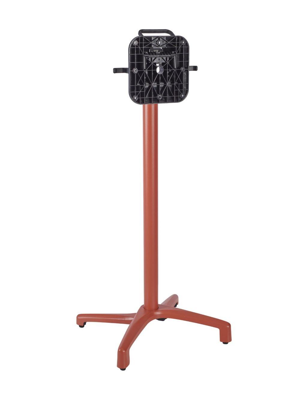 Delta Flip Top Base - Cooper Brown - Poseur Height