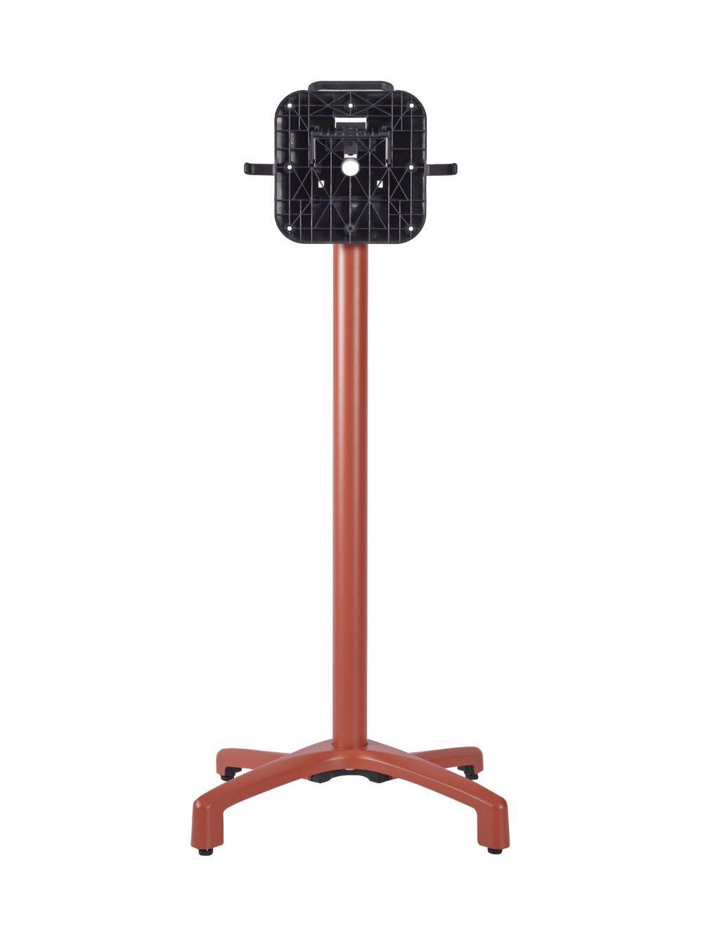 Delta Flip Top Base - Cooper Brown - Poseur Height