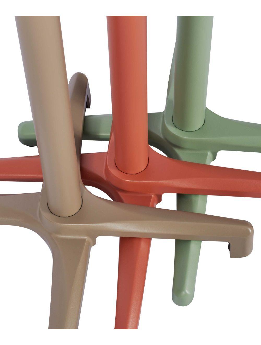 Delta Flip Top Base - Green - Dining Height