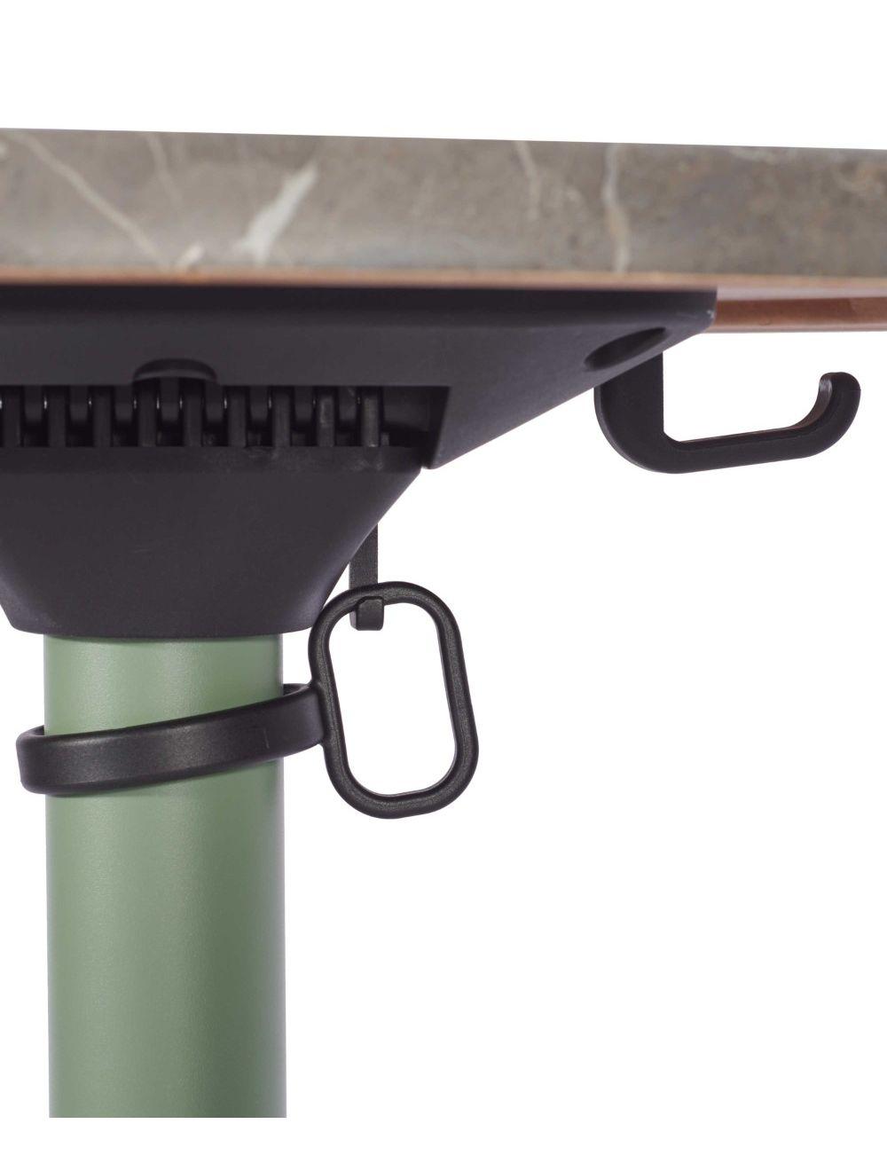 Delta Flip Top Base - Green - Poseur Height