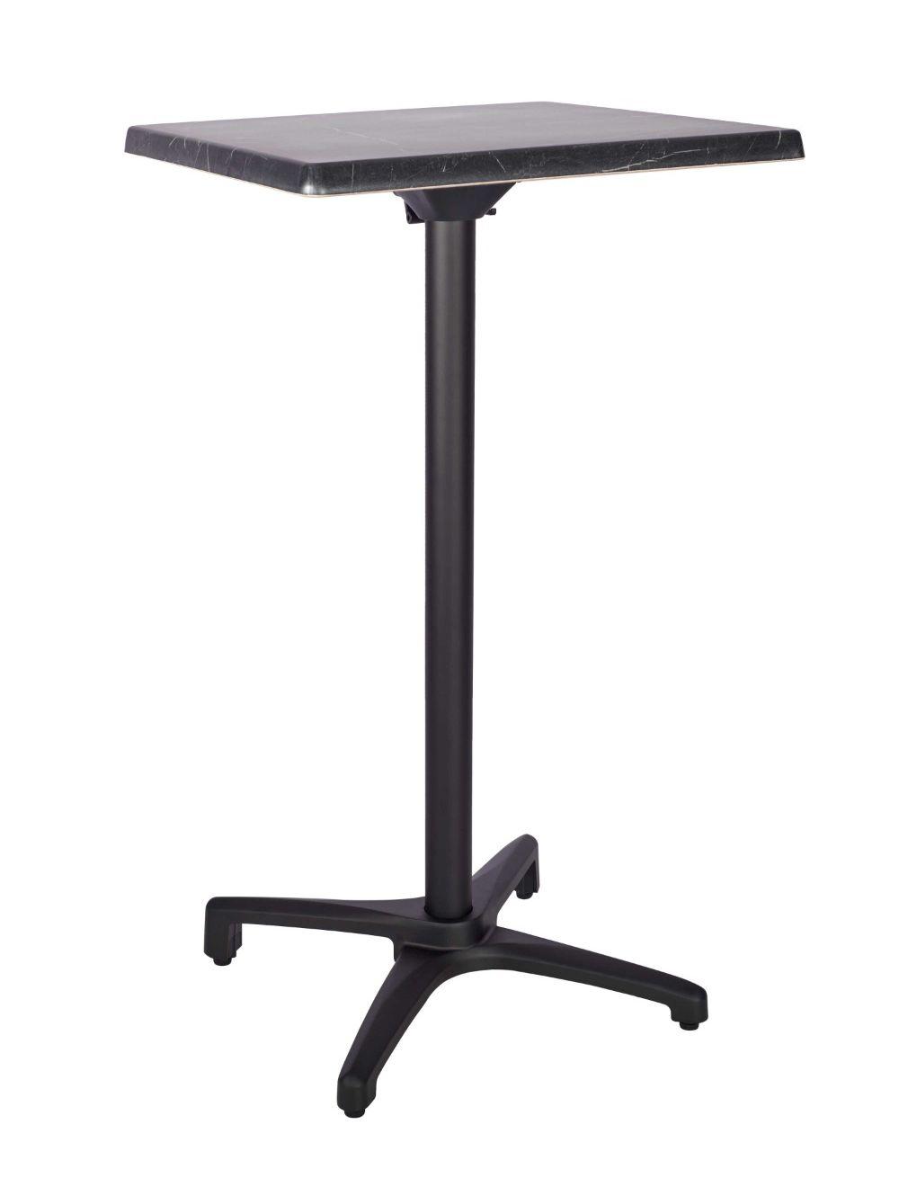 Delta Flip Top Base - Black - Poseur Height