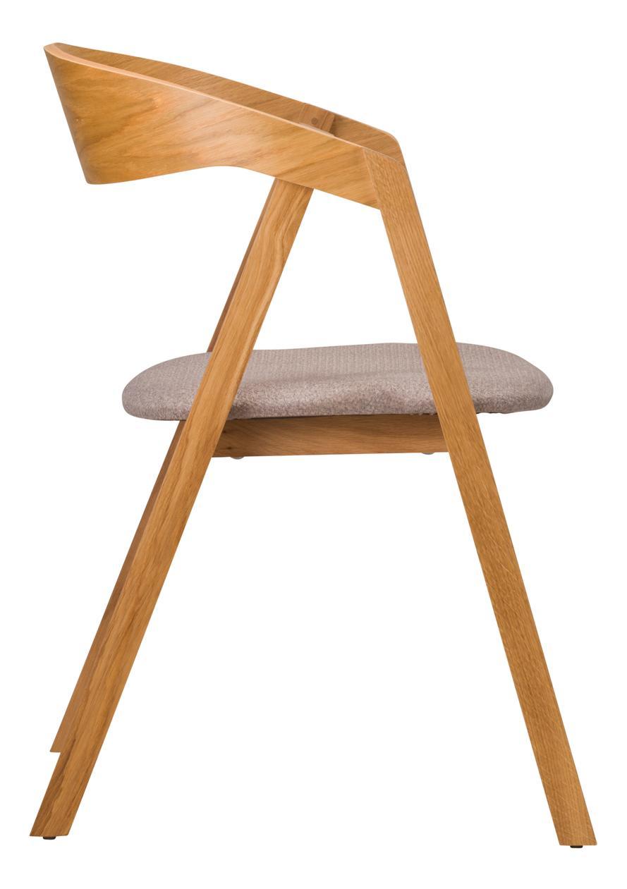 Eleni Armchair- Veneer Back / Upholstered Seat