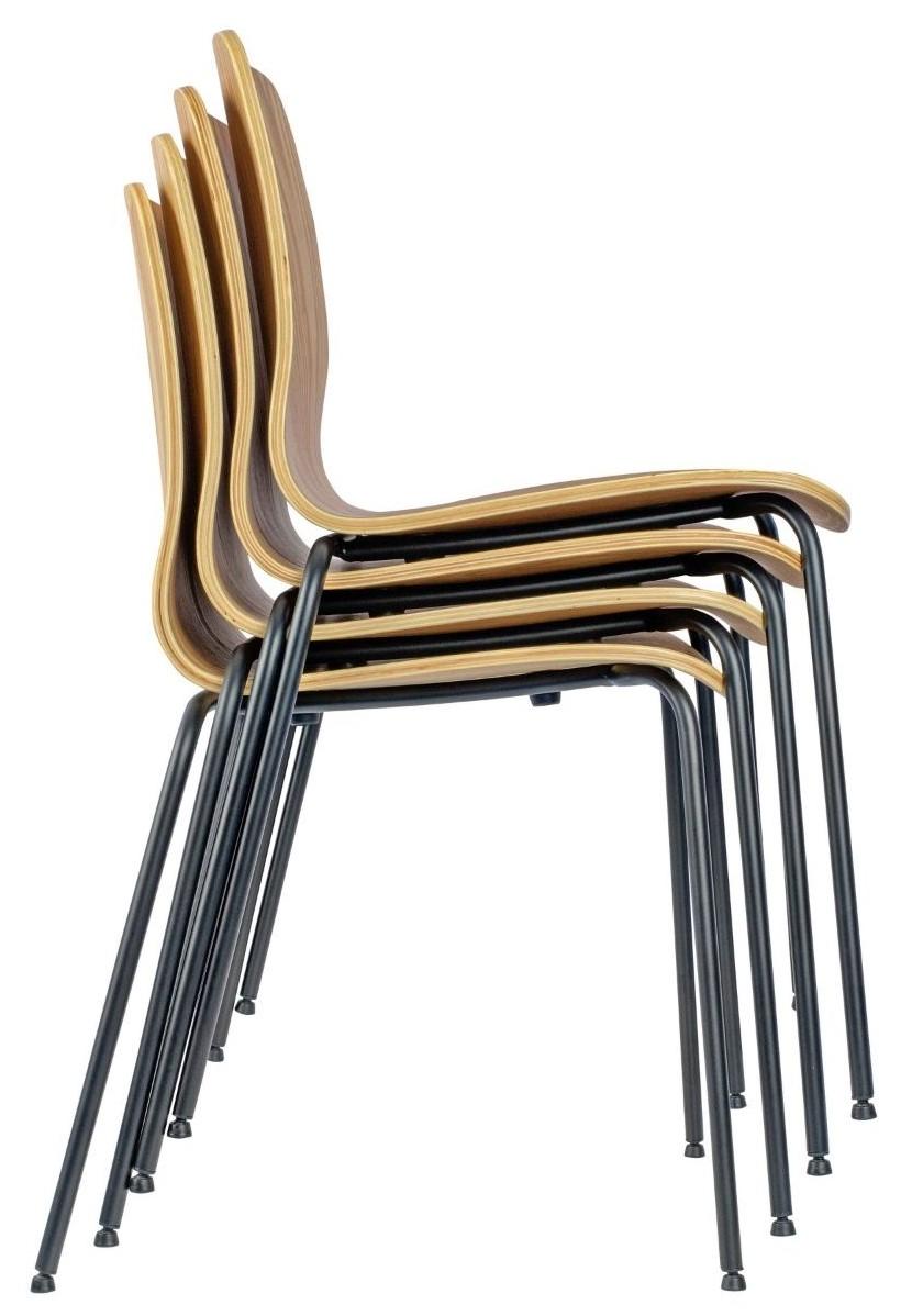 Ellie Side Chair Clear Lacquer - 4 Leg