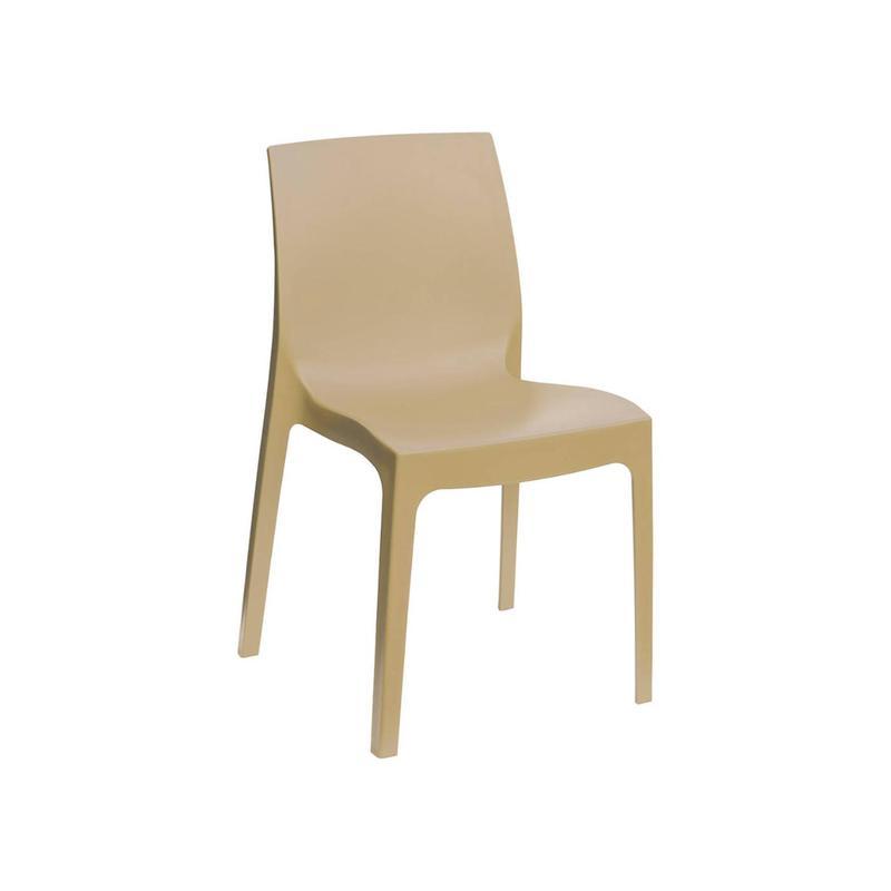 Emma Polypropylene Side Chair - Jute