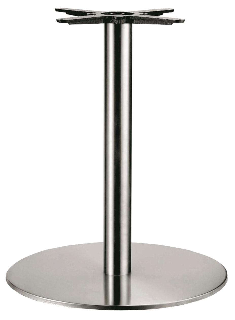 Flat Stainless Large Square Table Base