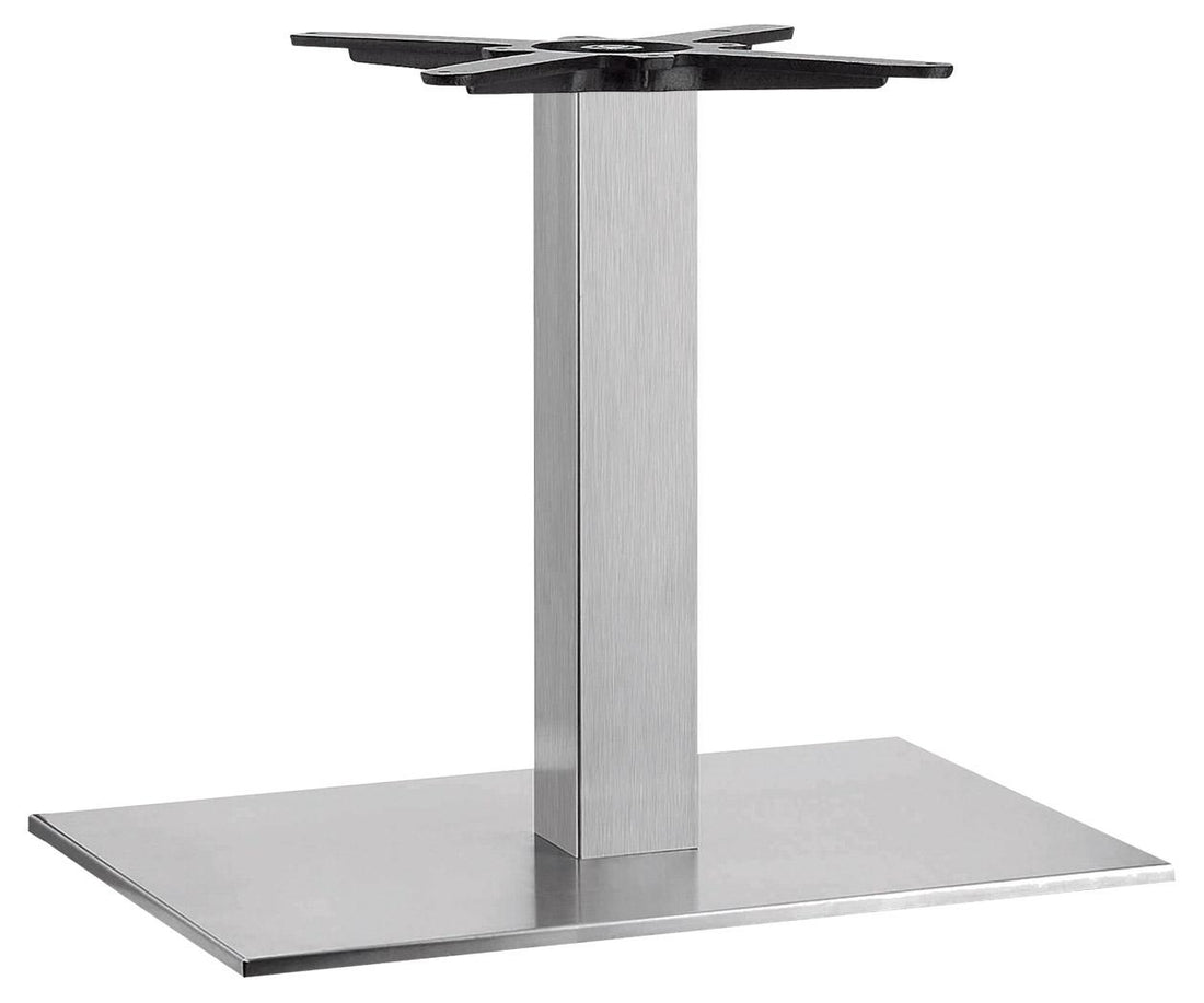 Flat Stainless Single Rec Base - Stainless