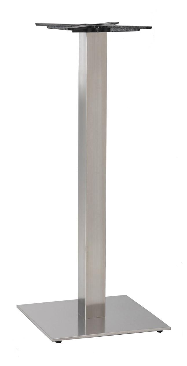 Flat Stainless Small Square Base - Stainless
