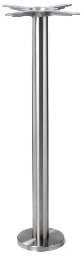 Floor Fix Bolt Down Stainless Table Base - Poseur Height