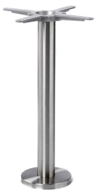 Floor Fix Bolt Down Stainless Table Base - Dining Height