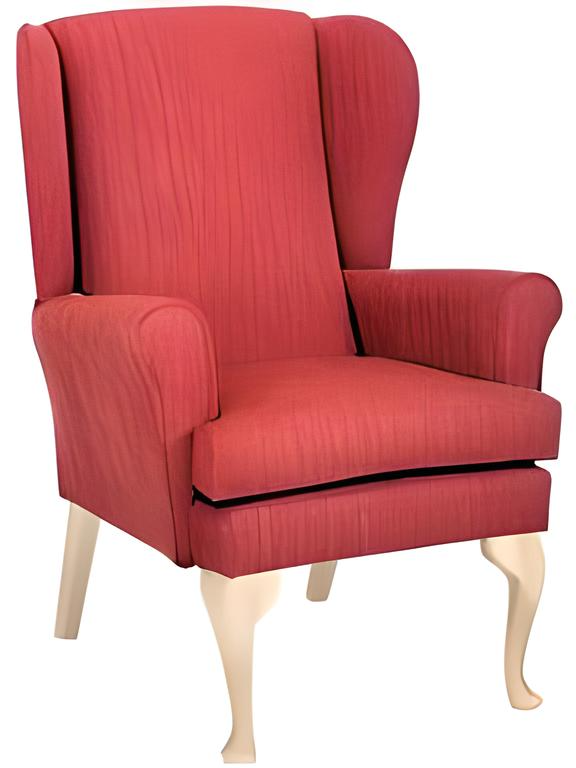 Florence Scroll Arm - Queen Anne Leg Lounge Chair