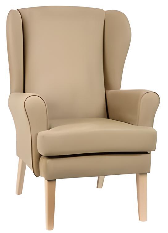 Florence Scroll Arm - Straight Leg Lounge Chair