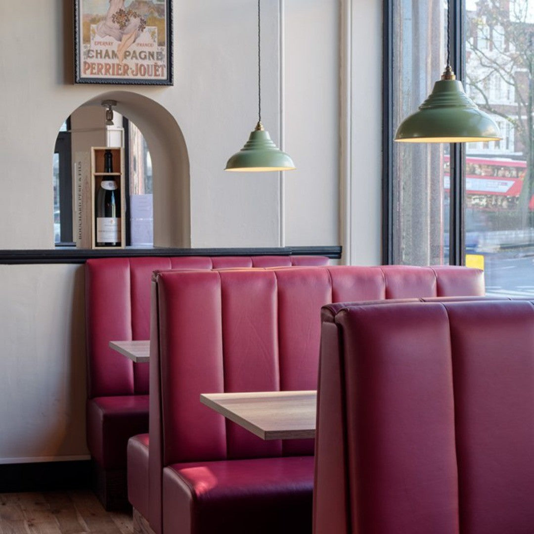 Fluted Back Banquette Seating - example installation 1