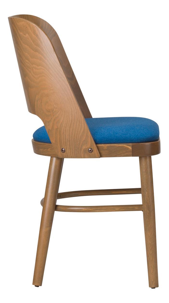 Gina Side Chair - Veneer Back / Upholstered Seat