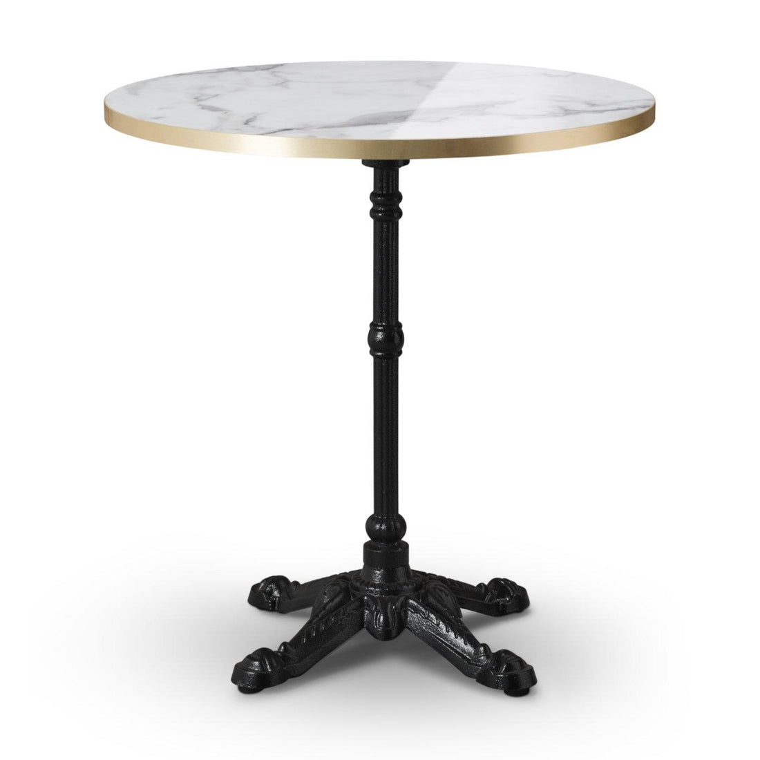 High Gloss Marble Table - Bistro Base