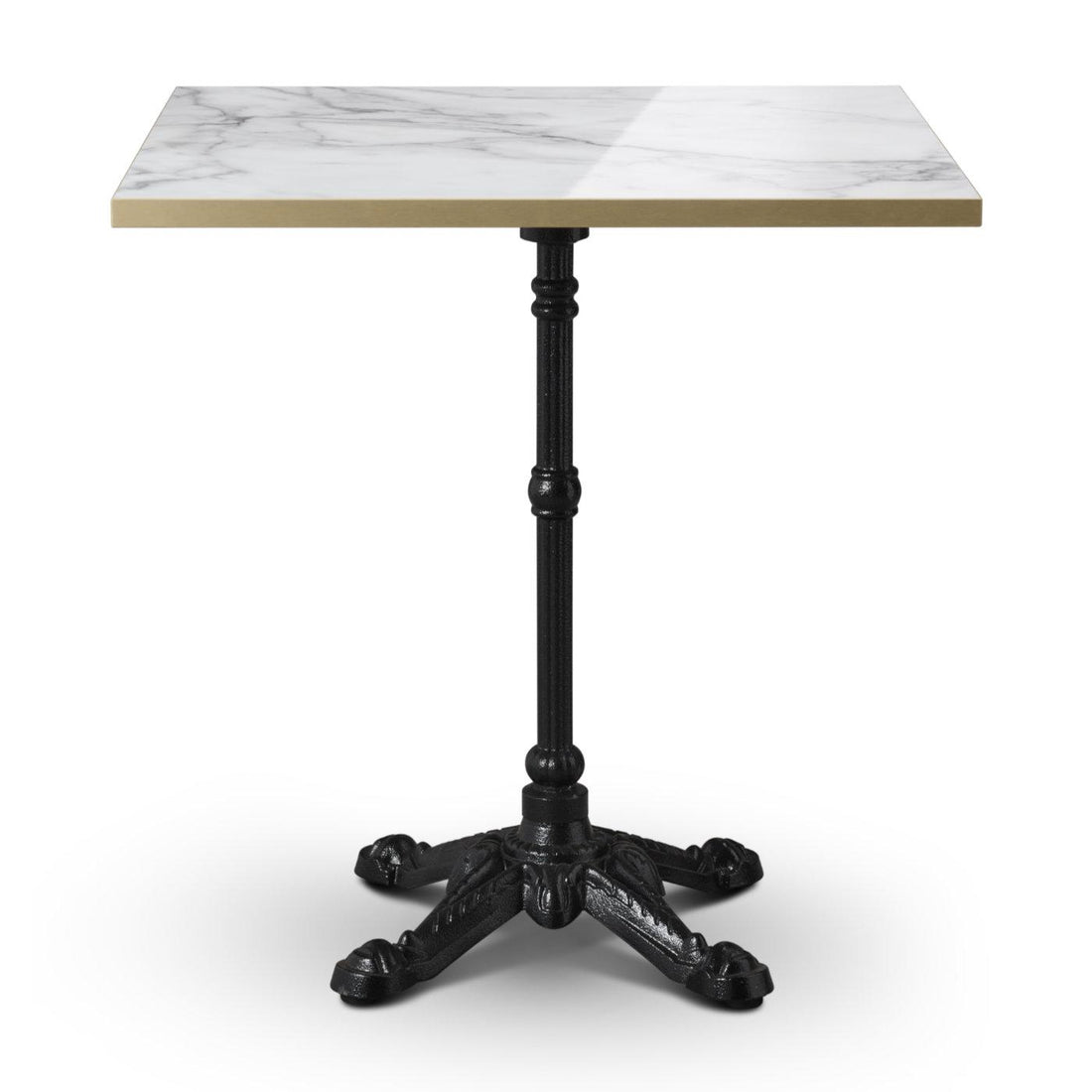 High Gloss Marble Table - Bistro Base