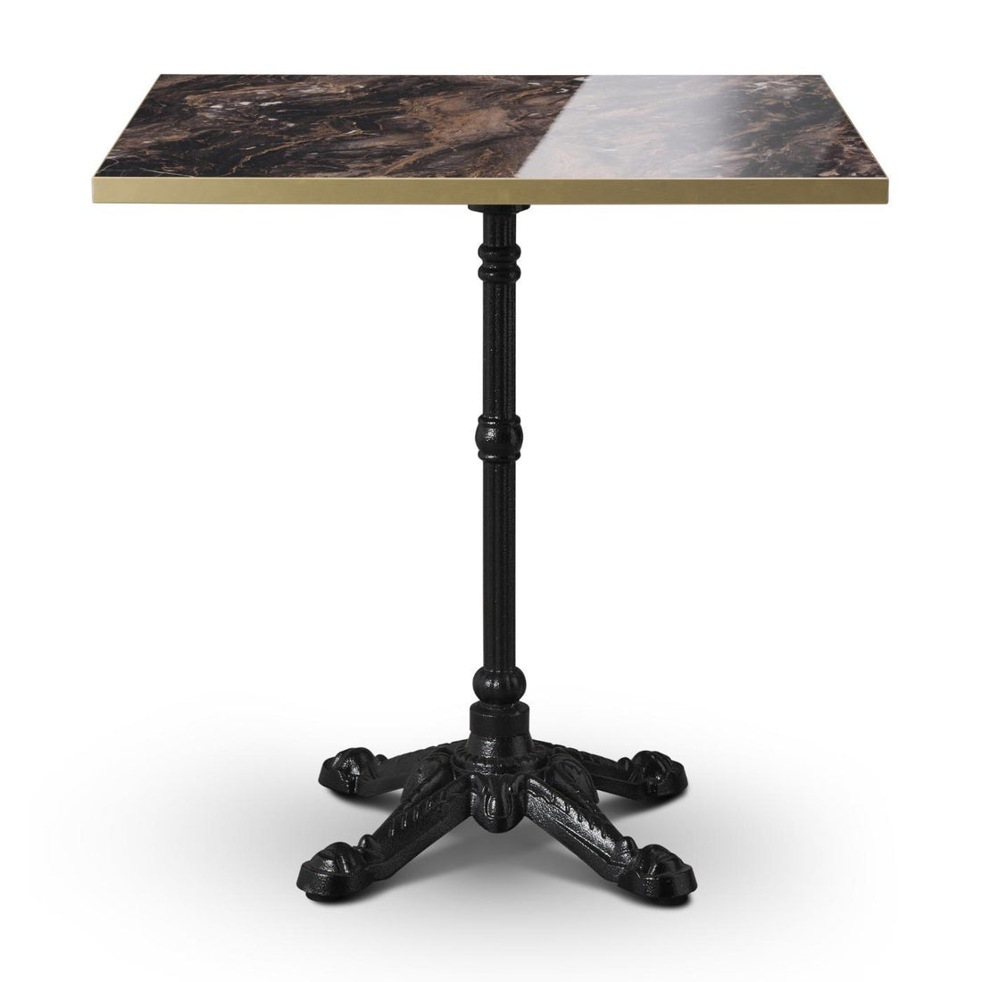 High Gloss Marble Table - Bistro Base