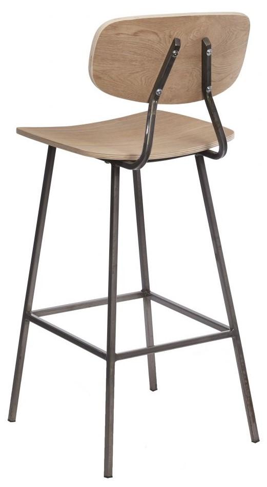 Josie High Stool Clear Frame (Lacquered)