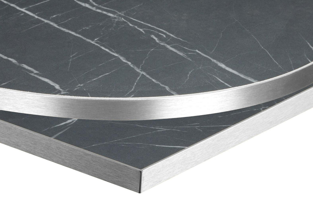 Egger F206 ST9 Black Pietra Grigia/ Silver ABS