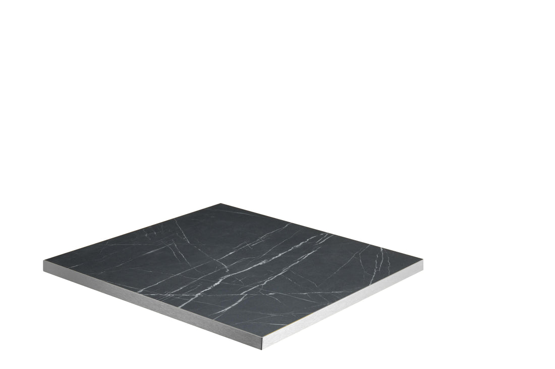 Egger F206 ST9 Black Pietra Grigia/ Silver ABS