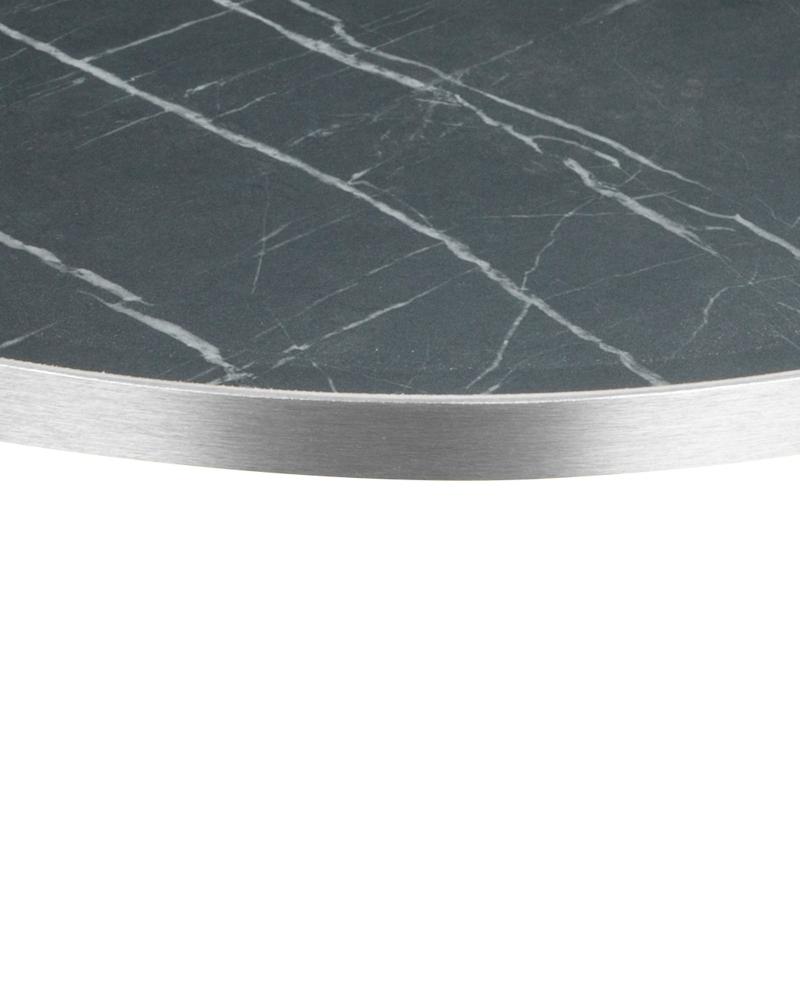 Egger F206 ST9 Black Pietra Grigia/ Silver ABS