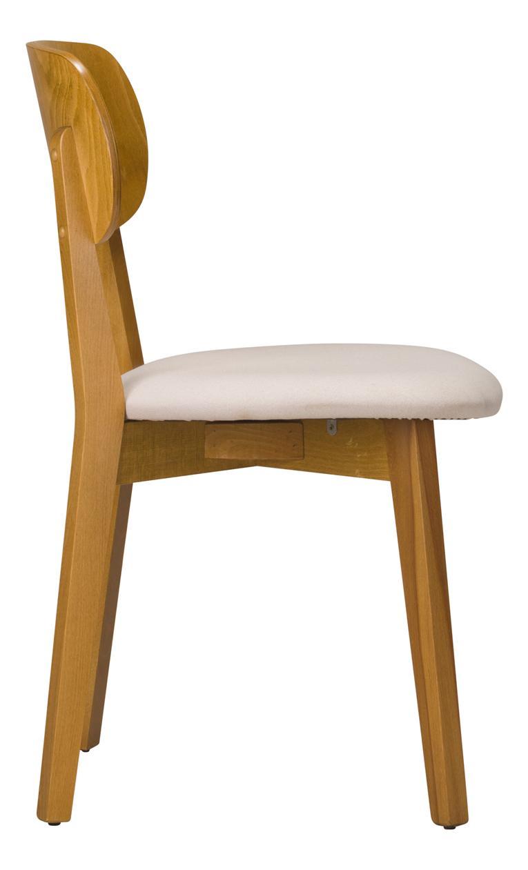 Lorenzo Side Chair - Veneer Back / Upholstered Seat