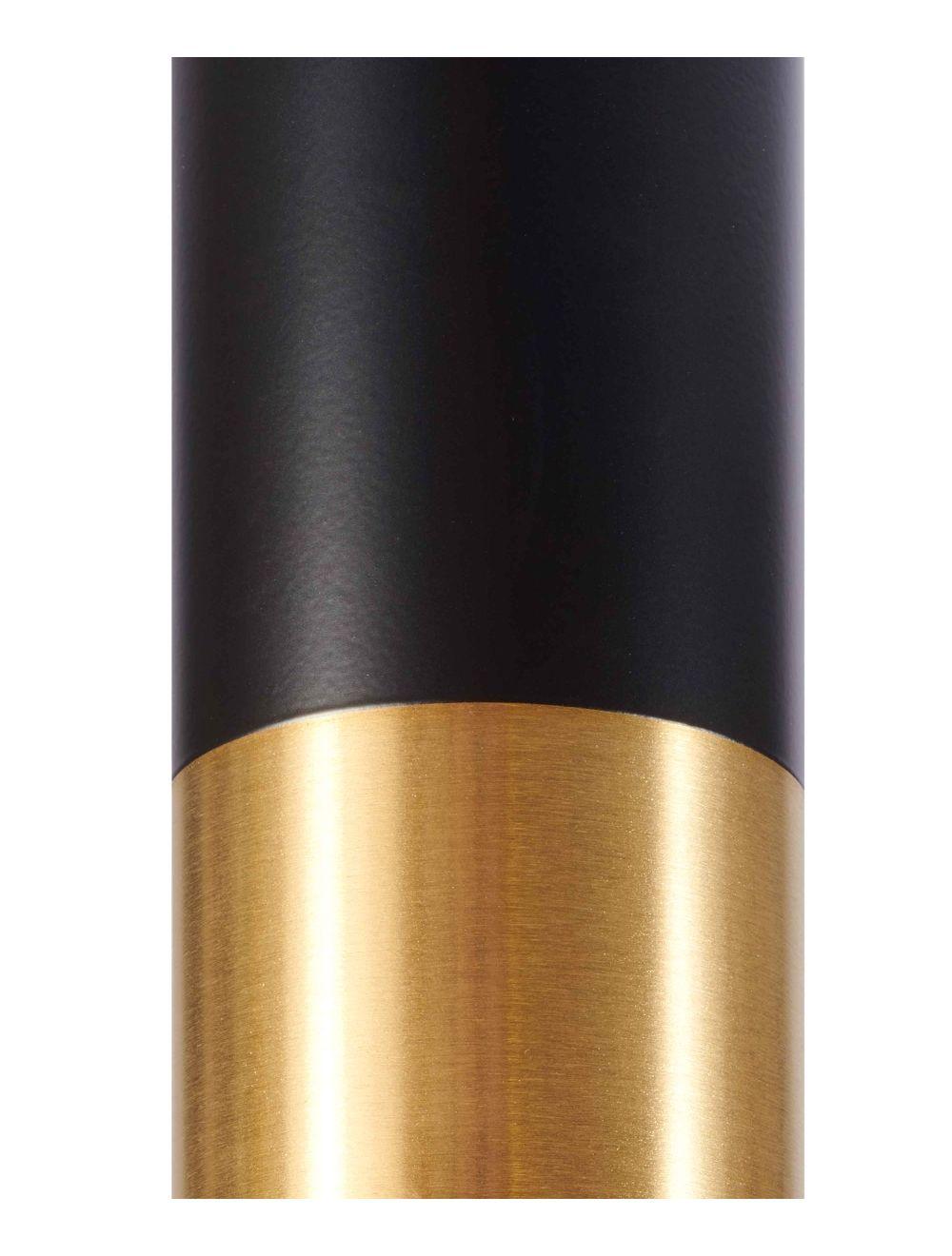 Lucia Large Square PH - Vintage Brass / Black