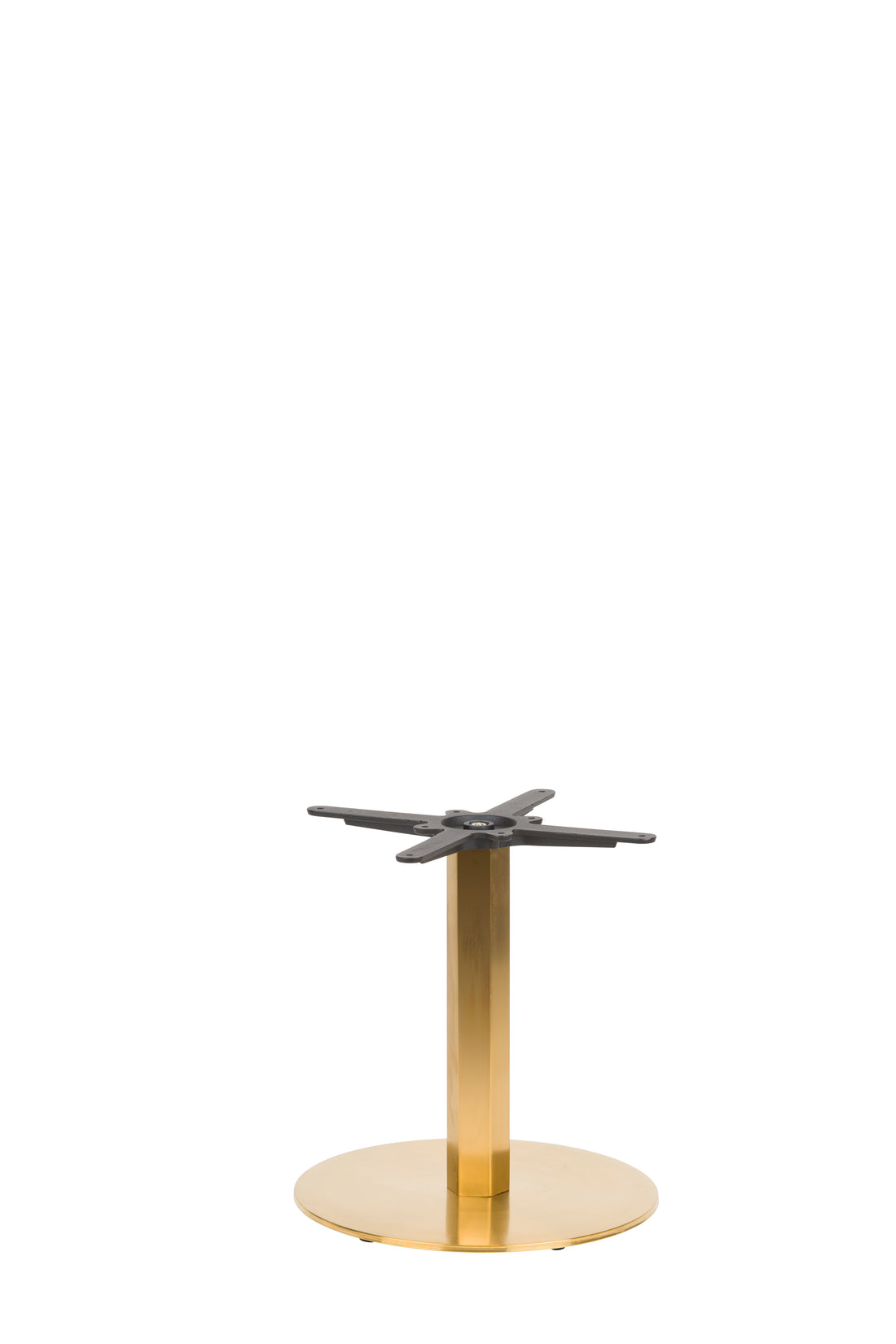 Lucia Small Round Table Base - Vintage Brass / Coffee Height