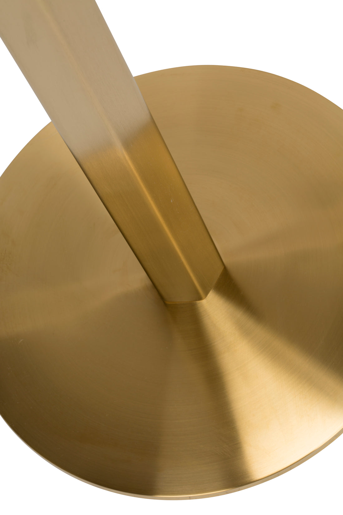 Lucia Round Table Base - Vintage Brass - detail