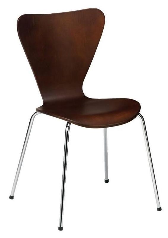 Megan Side Chair 4 Leg - Wenge