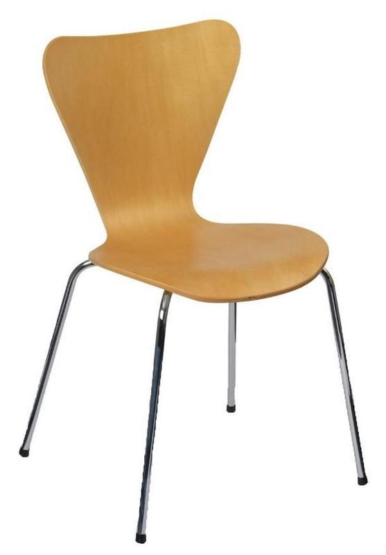 Megan Side Chair 4 Leg - Natural