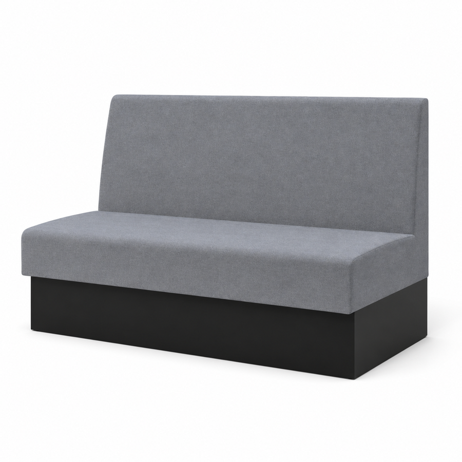 Plain Back Banquette Seating - grey product image