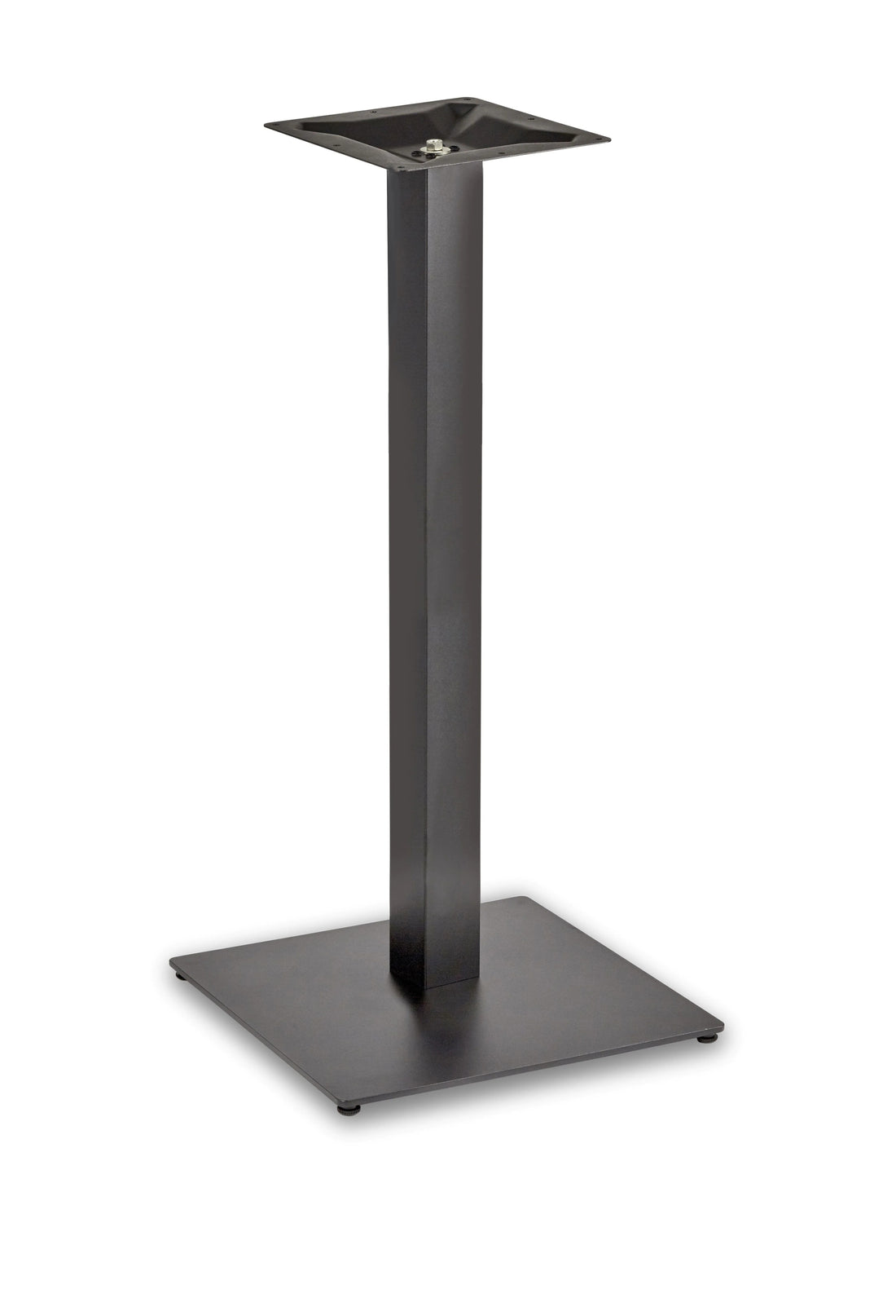 Profile Square Large St Table Base - Profile - Square Large Poseur (Square Tube) (Black) - view 1