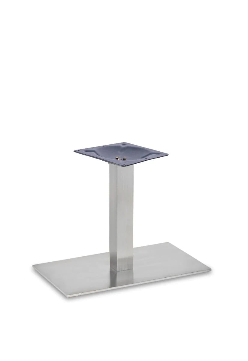 Profile Rectangle Single Pedestal St Ss Table Base - Profile - Rectangle Lounge SS (Square Tube) - view 1