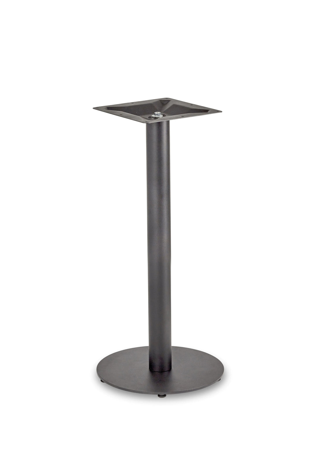 Profile Round Small Rt Table Base - Profile - Round Small Mid Height (Round Tube) (Black) - view 1