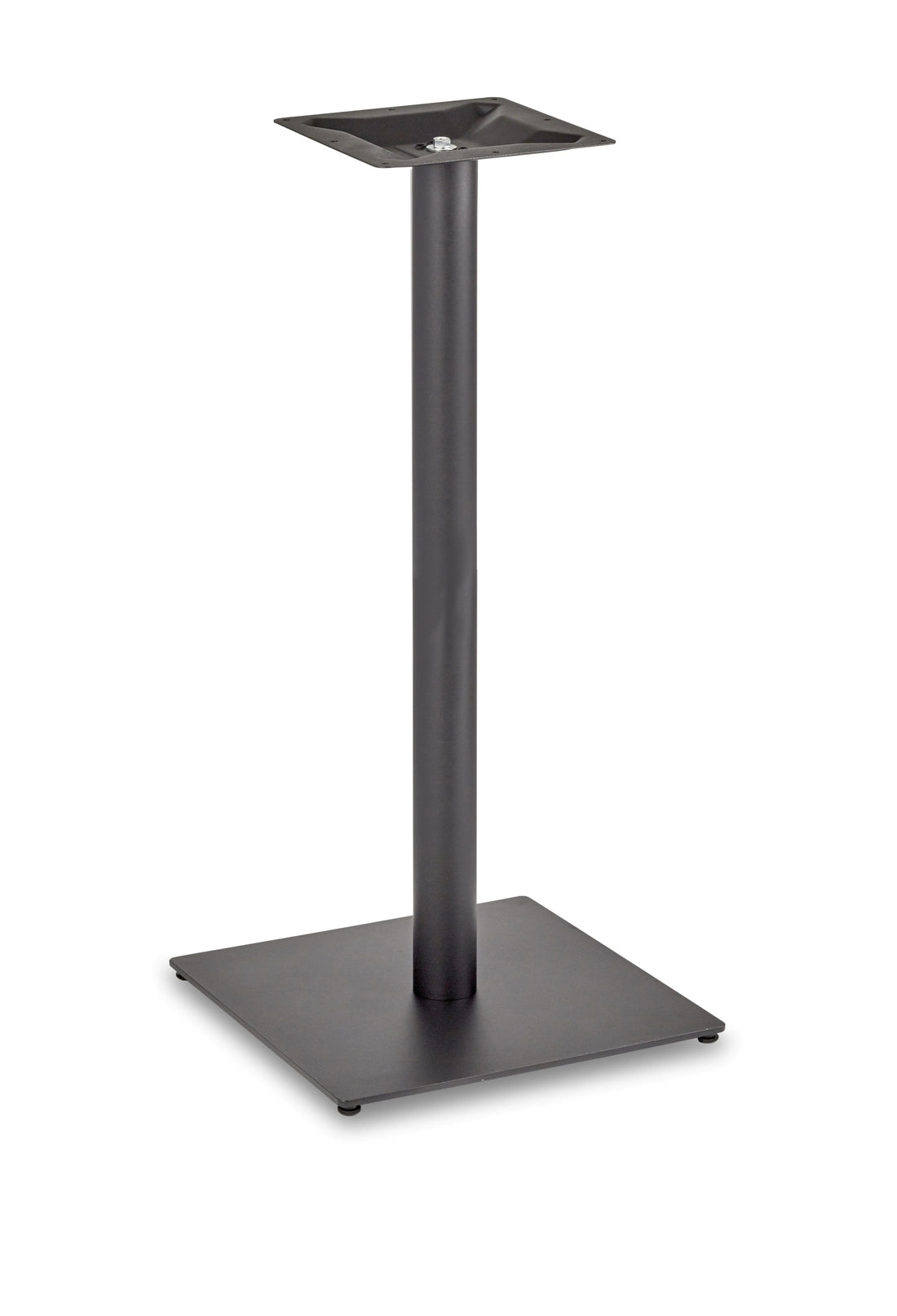 Profile Square Large Rt Table Base - Profile - Square Large Poseur (Round Tube) (Black) - view 1