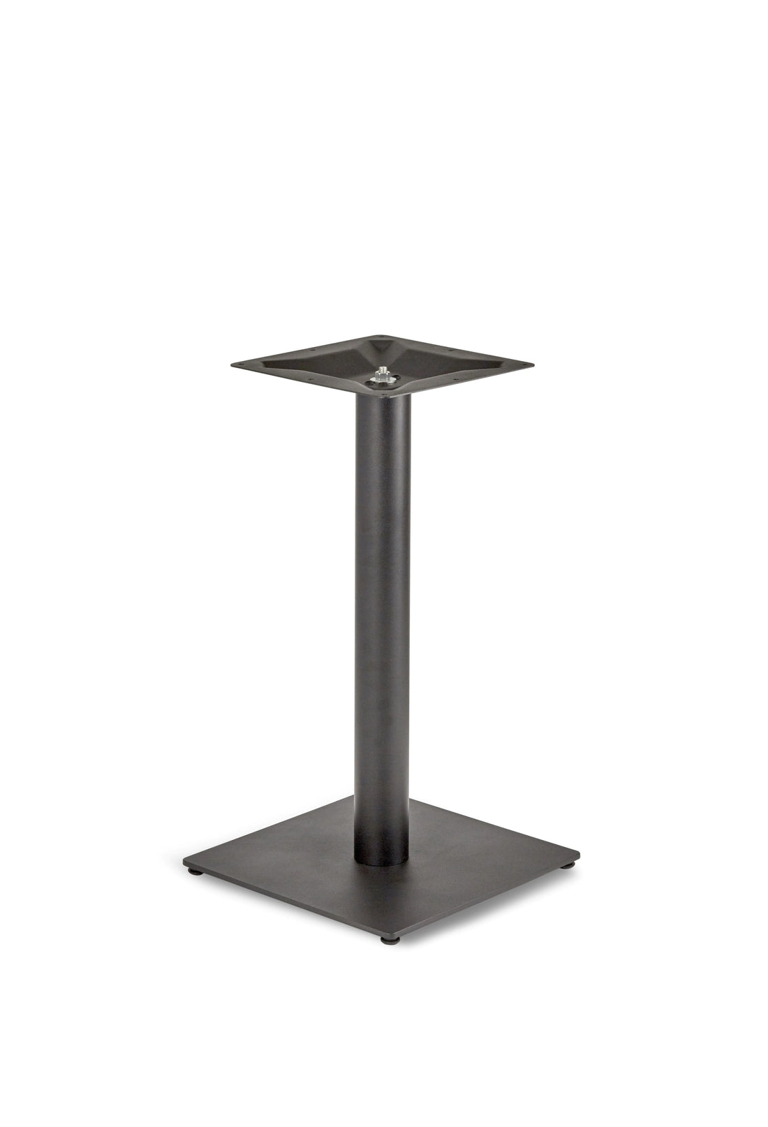 Profile Square Small Rt Table Base - Profile - Square Small Dining (Round Tube) (Black) - view 1