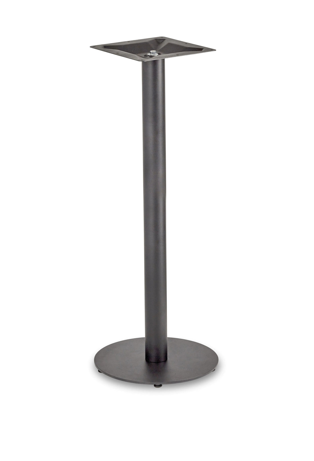 Profile Round Small Rt Table Base - Profile - Round Small Poseur (Round Tube) (Black) - view 1