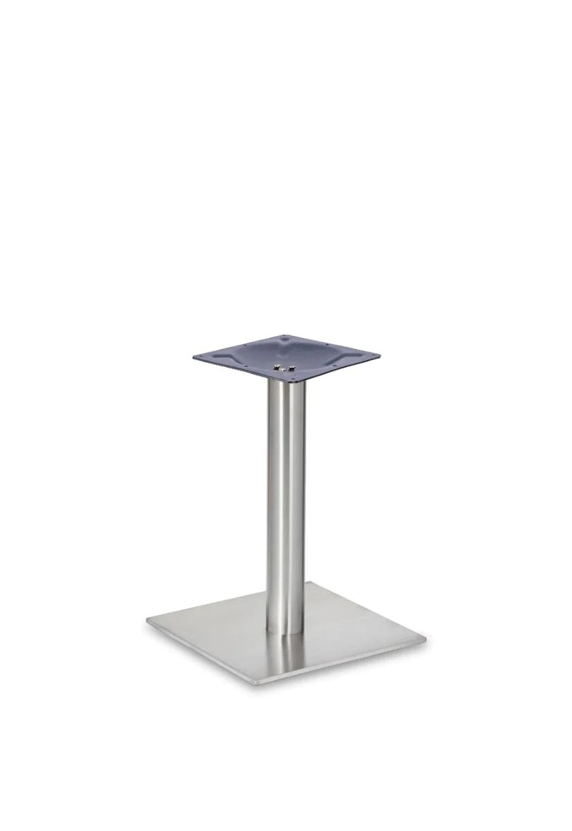 Profile Square Small Rt Ss Table Base - Profile - Square Small Lounge SS (Round Tube) - view 1