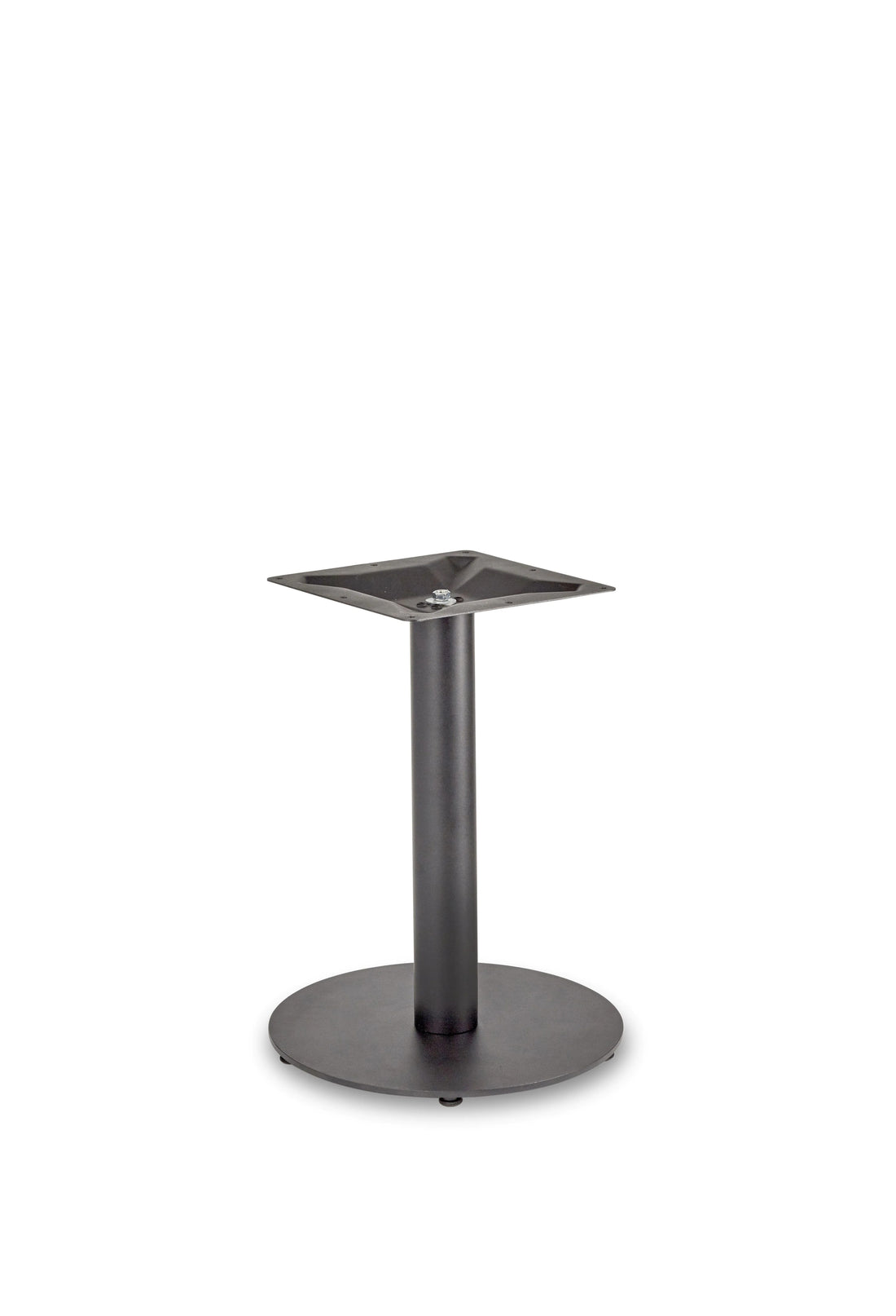 Profile Round Small Rt Table Base - Profile - Round Small Lounge (Round Tube) (Black) - view 1